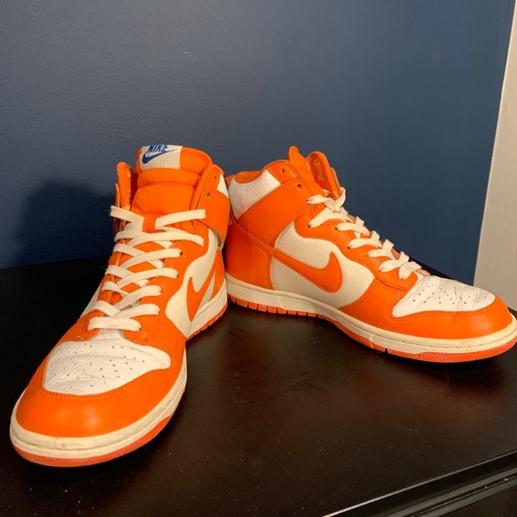 Nike Dunk High Orange Blaze Syracuse (2009) Size 8 - Picture 2 of 5